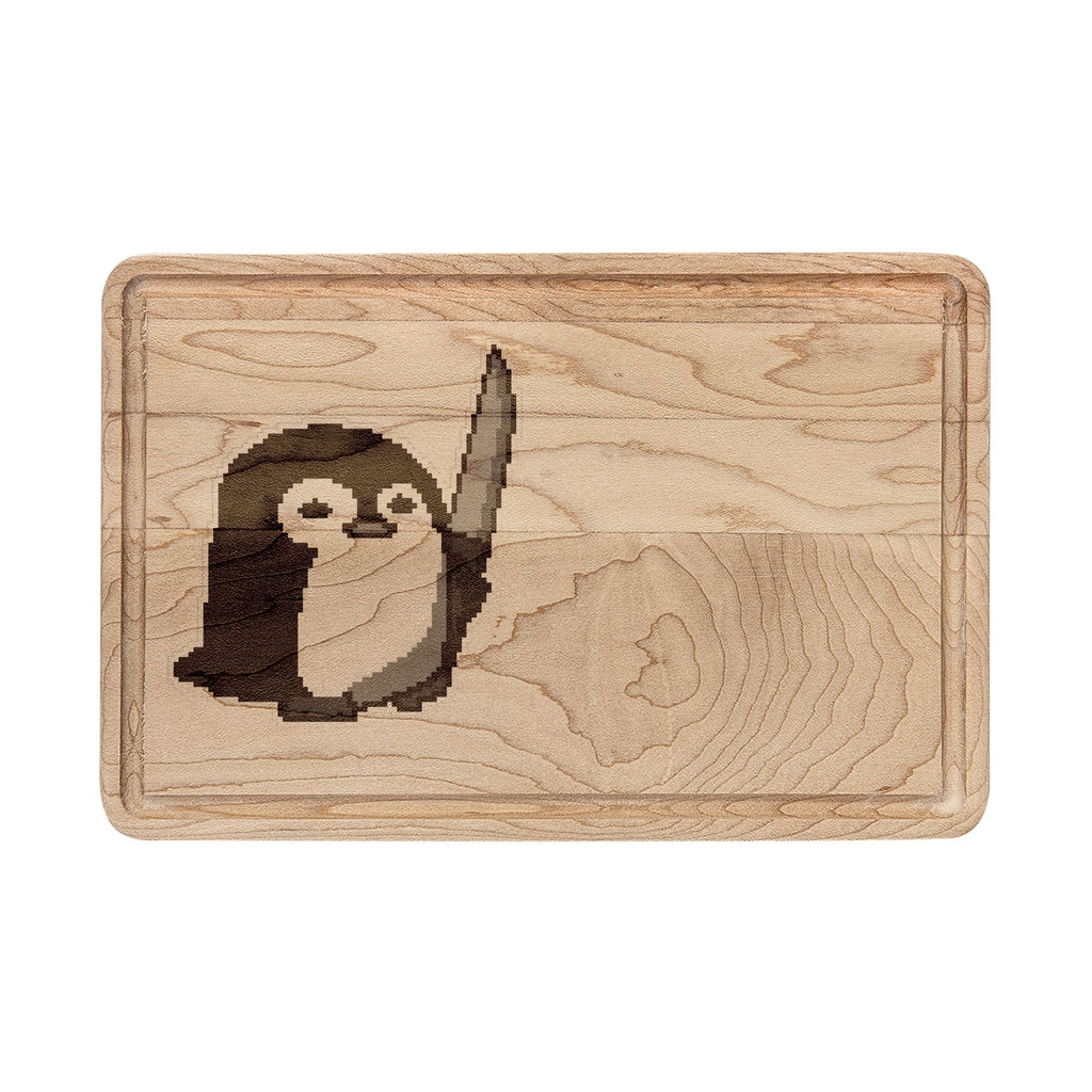 Cutting Board - Penguin Knife