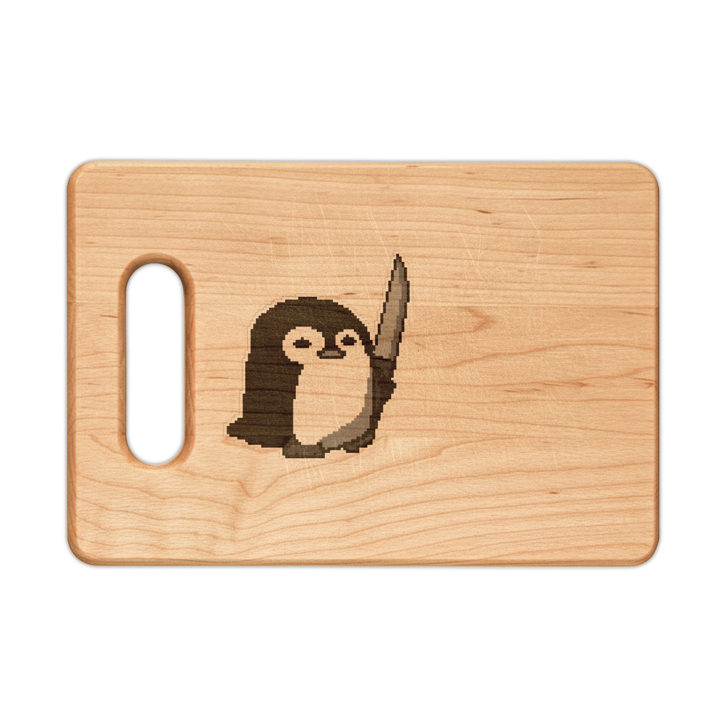 Cutting Board - Penguin Knife