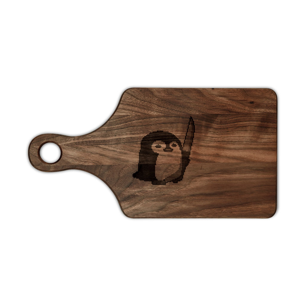 Cutting Board - Penguin Knife